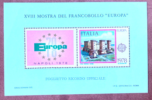 1978 europa foglietto - europa,