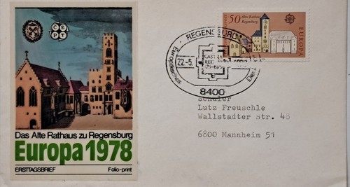 Fdc bund europa - europa, 1978