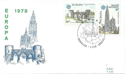 Europa 1978 enveloppe - europa,