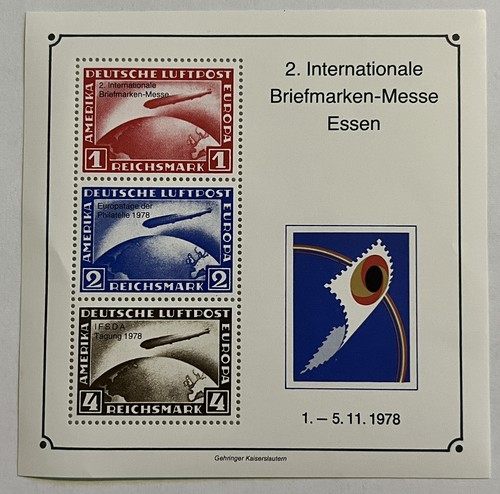 1978 germania foglio ricordo - 1978,
