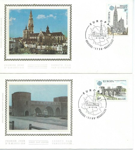 Europa 1978 enveloppes premier - 1978,