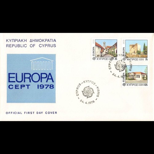 Chypre fdc europa 1978 - chypre,