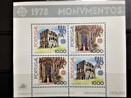 1978 monuments souvenir sheet - 1978,, monuments/souvenir